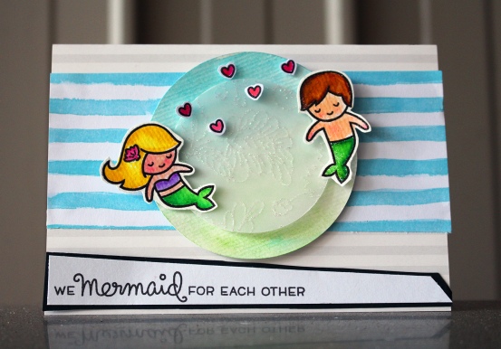 Mermaid for each other card