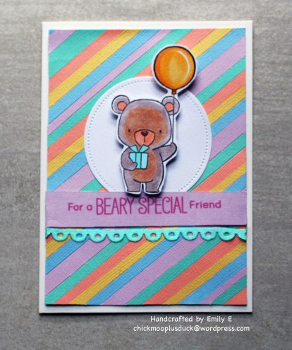 Beary special card