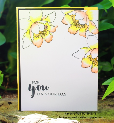 Yellow Flowers card